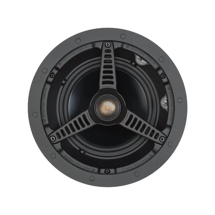 Monitor Audio C265 In-Ceiling Atmos Speaker (Pair) — front view (single, grille off)