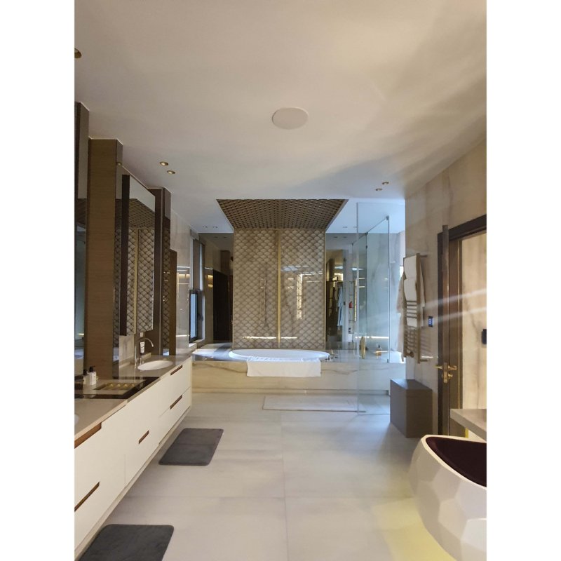Monitor Audio C380-IDC In-Ceiling Speaker — lifestyle (bathroom installation)