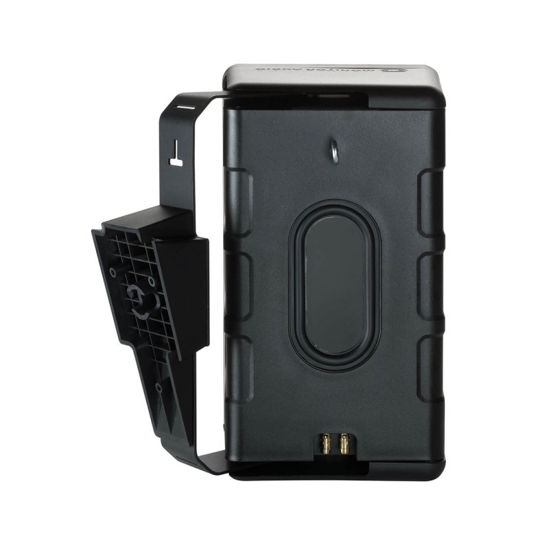 Monitor Audio Climate 80 Outdoor Speaker Black (Pair) — rear view showing ABR and terminals