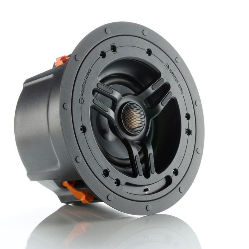 Monitor Audio CP-CT150 In-Ceiling Speaker (Single) — three-quarter view showing sealed enclosure