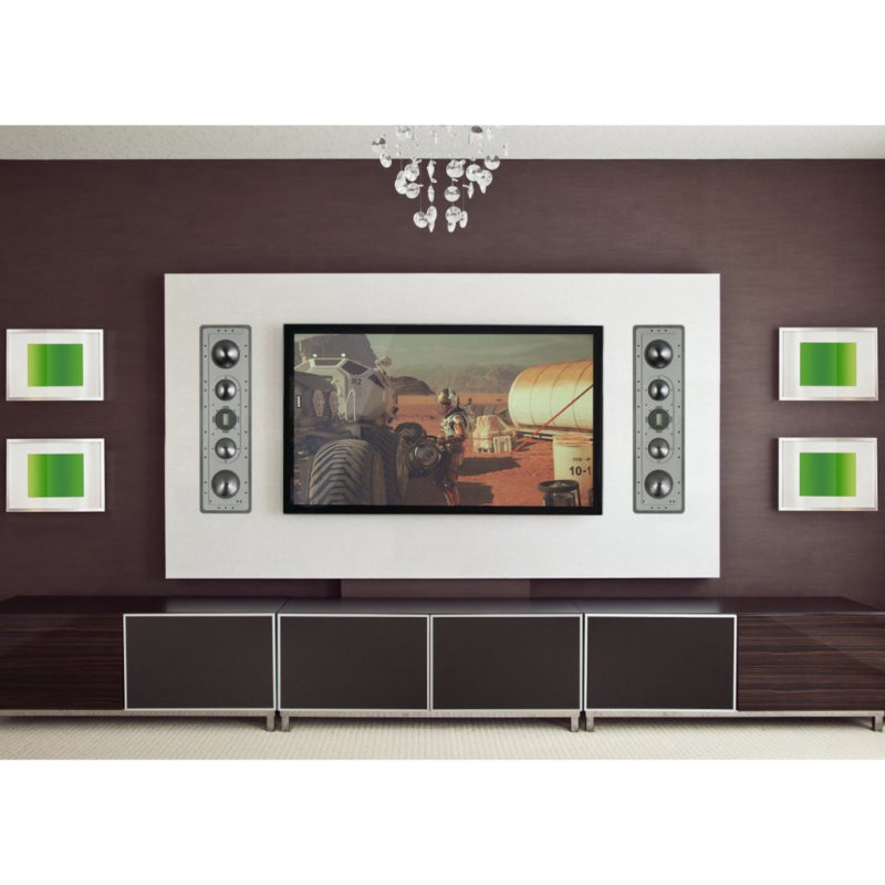 Monitor Audio CP-IW460X In-Wall Speaker (Single) — lifestyle (grilles off)