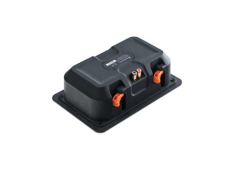 Monitor Audio CP-WT140-LCR In-Wall Speaker - rear panel showing Tri-Grip clamps and binding posts