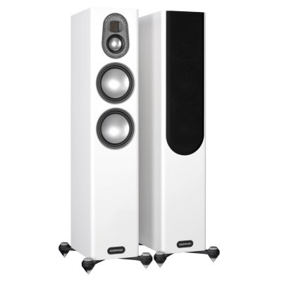 Monitor Audio Gold 200 5G Floorstanding Speaker Satin White (Pair)