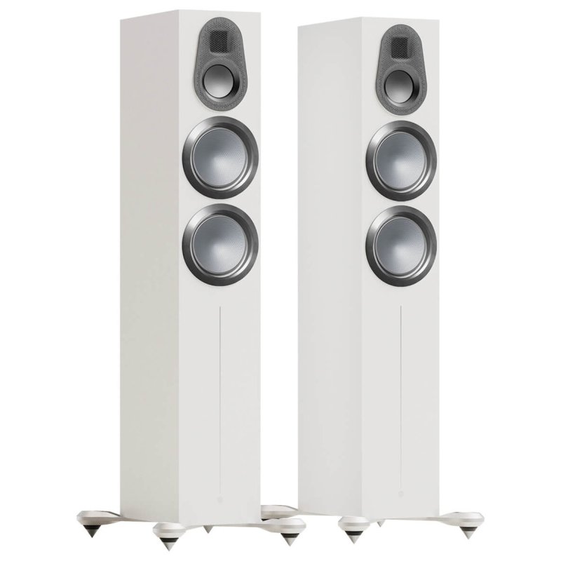 Monitor Audio Gold 300 6G Floorstanding Speakers Satin White (Pair)