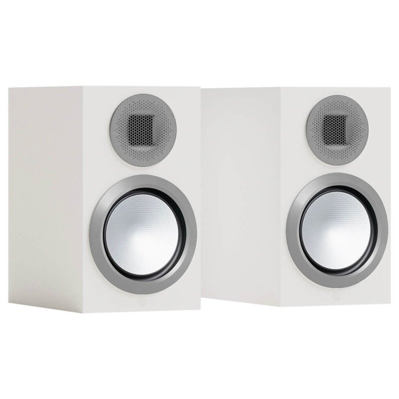 Monitor Audio Gold 50 6G Bookshelf Speakers Satin White (Pair)