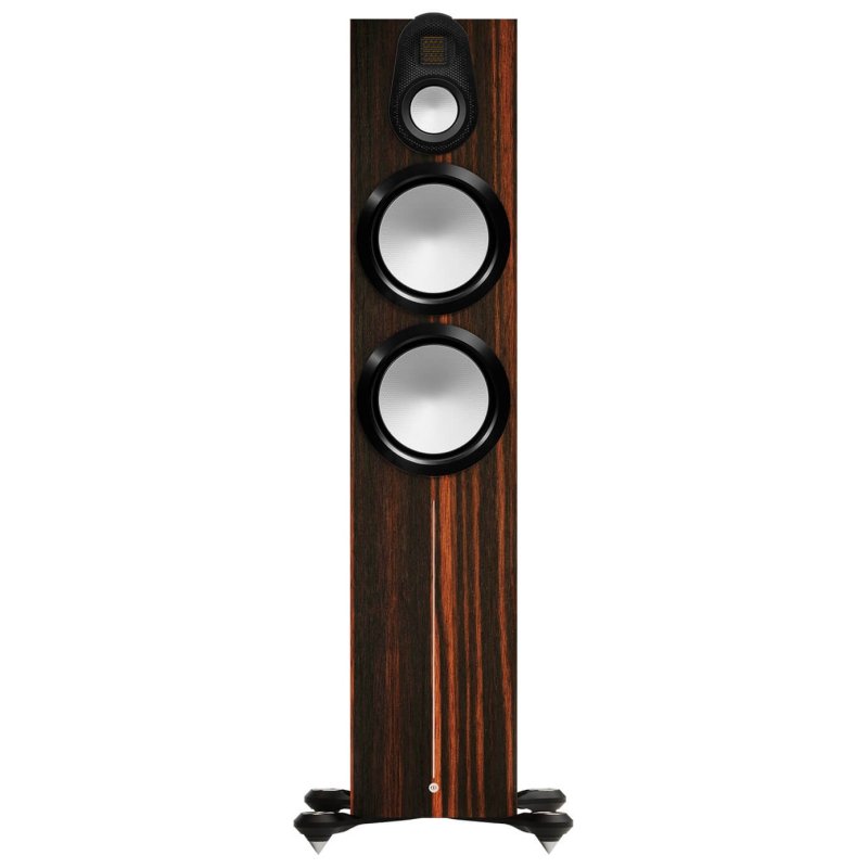 Monitor Audio Gold 500 6G Macassar Floorstanding Speakers - Front Detail