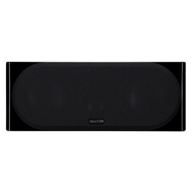 Monitor Audio Gold C250 5G Centre Speaker Piano Gloss Black — front view (grille on)