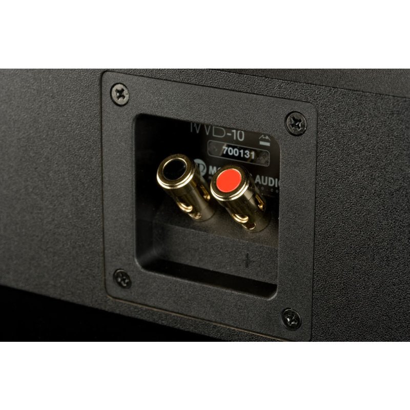 Monitor Audio IWB-10 push-type terminal panel close-up
