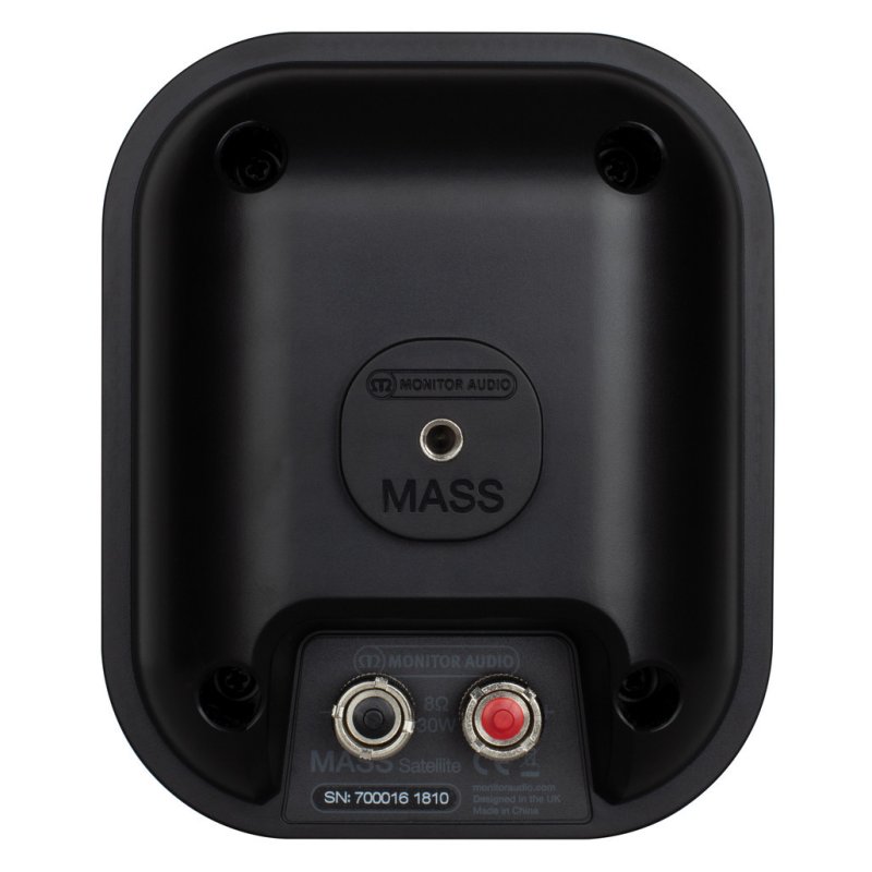 Monitor Audio MASS Gen2 5.1 Home Cinema Package Midnight — satellite speaker rear panel