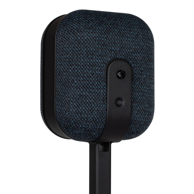 Monitor Audio MASS Gen2 Speaker Stands Black (Pair) — bracket close-up with MASS Satellite