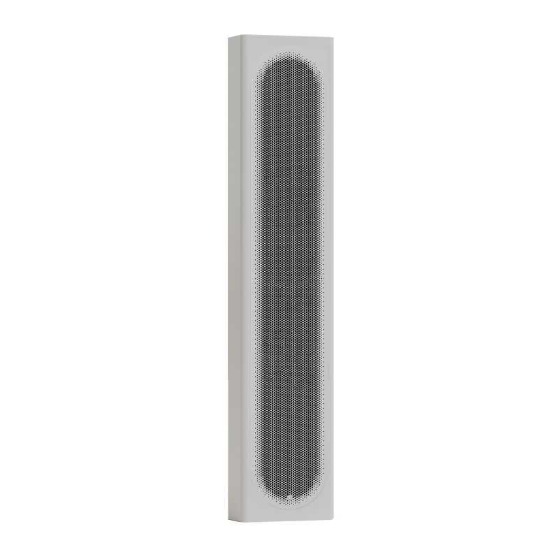 Monitor Audio Radius On-Wall 4G Satin White vertical angle view