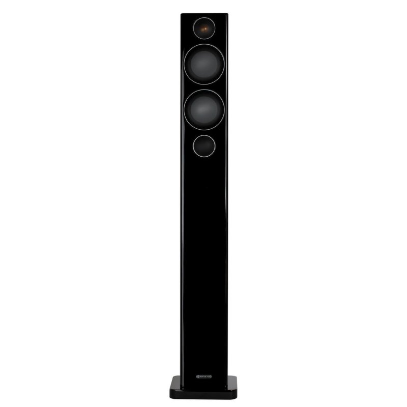 Monitor Audio Radius 270 Floorstanding Speaker (Gloss Black) (Pair) — front view