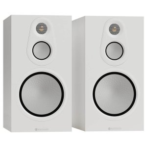 Monitor Audio Silver 100 8G Standmount Speakers Satin White (Pair)