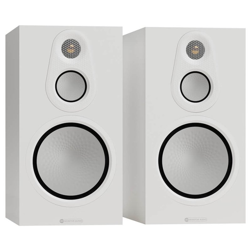 Monitor Audio Silver 100 8G Standmount Speakers Satin White (Pair)