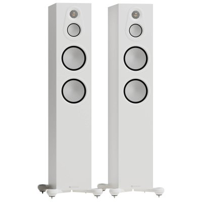 Monitor Audio Silver 300 8G Floorstanding Speakers Satin White (Pair)