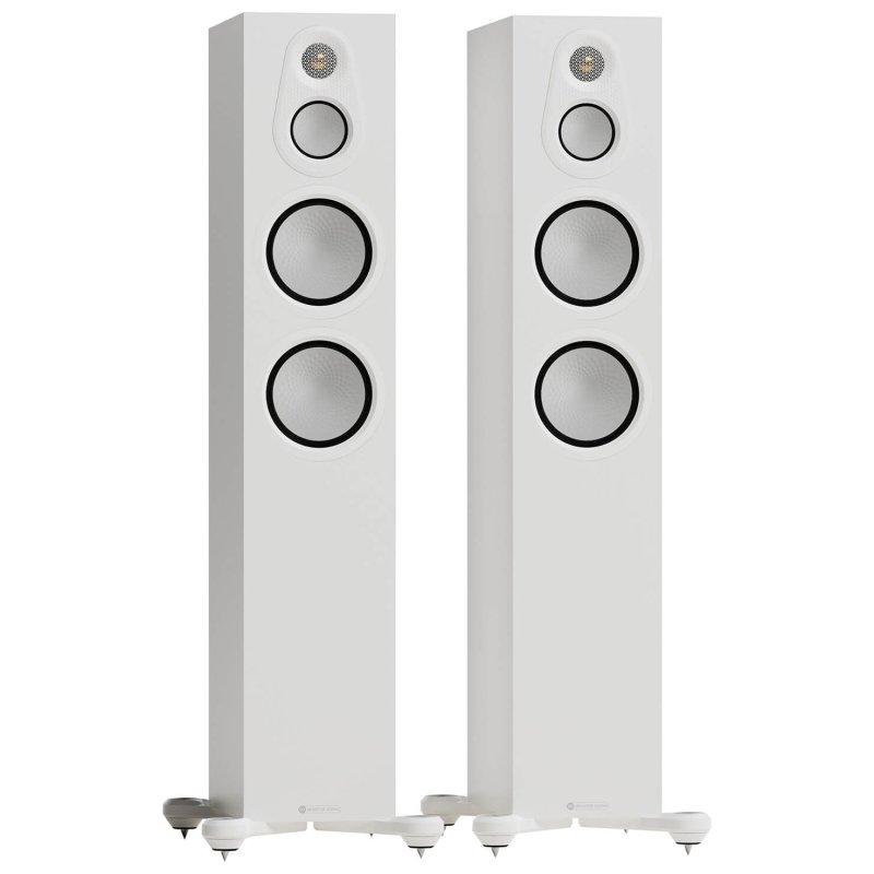 Monitor Audio Silver 300 8G Floorstanding Speakers Satin White (Pair)