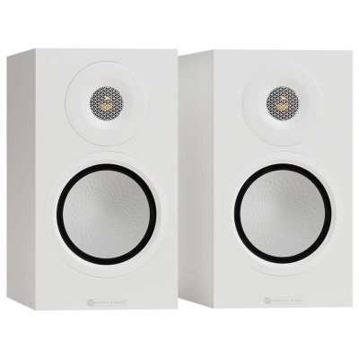 Monitor Audio Silver 50 8G Bookshelf Speakers Satin White (Pair)