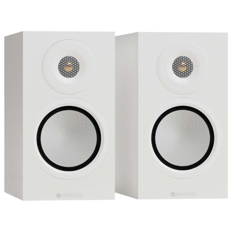 Monitor Audio Silver 50 8G Bookshelf Speakers Satin White (Pair)