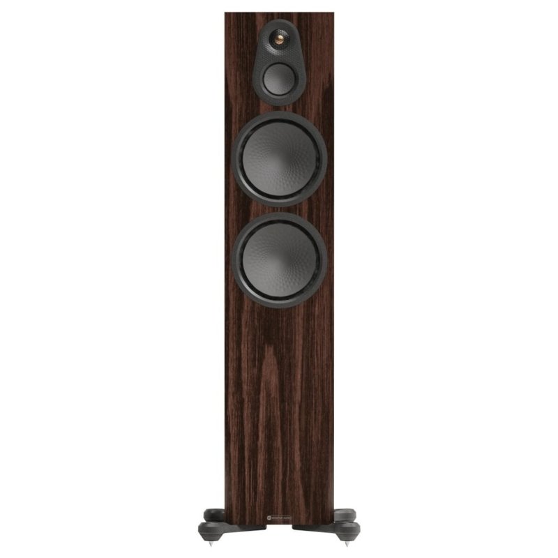 Monitor Audio Silver 500 8G European Walnut Floorstanding Speakers - Front