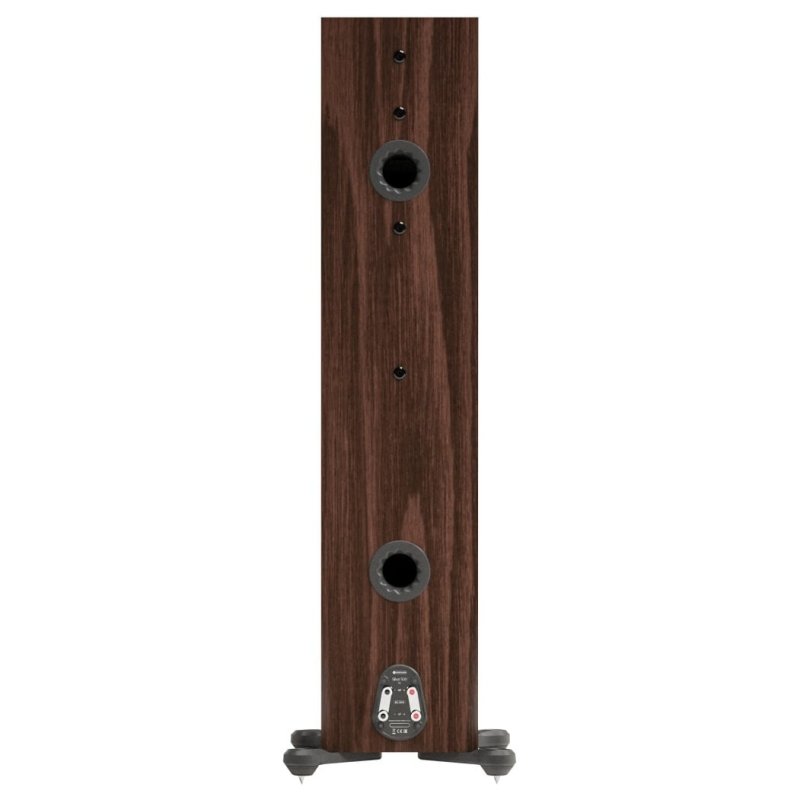 Monitor Audio Silver 500 8G European Walnut Floorstanding Speakers - Rear Panel and Ports