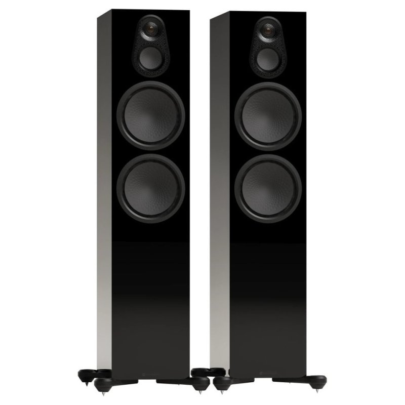 Monitor Audio Silver 500 8G Floorstanding Speakers High Gloss Black (Pair)