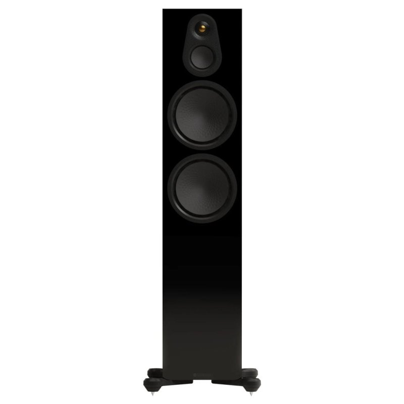 Monitor Audio Silver 500 8G High Gloss Black Floorstanding Speakers - Front