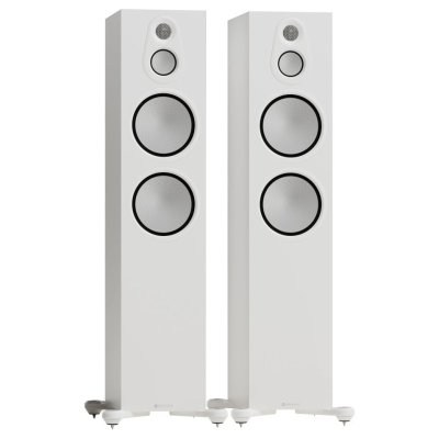 Monitor Audio Silver 500 8G Floorstanding Speakers Satin White (Pair)