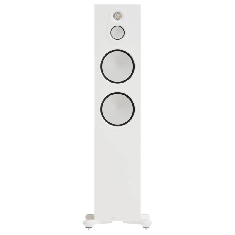 Monitor Audio Silver 500 8G Satin White Floorstanding Speakers - Front