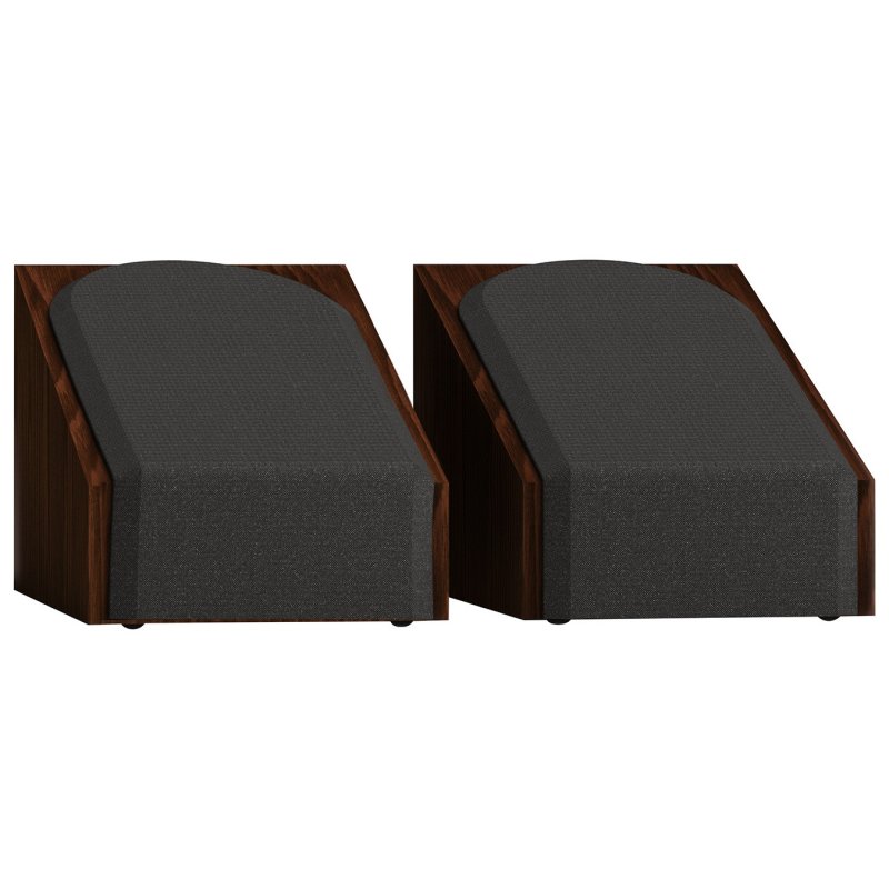 Monitor Audio Silver AMS 8G Atmos Speakers European Walnut (Pair) - with magnetic grilles fitted