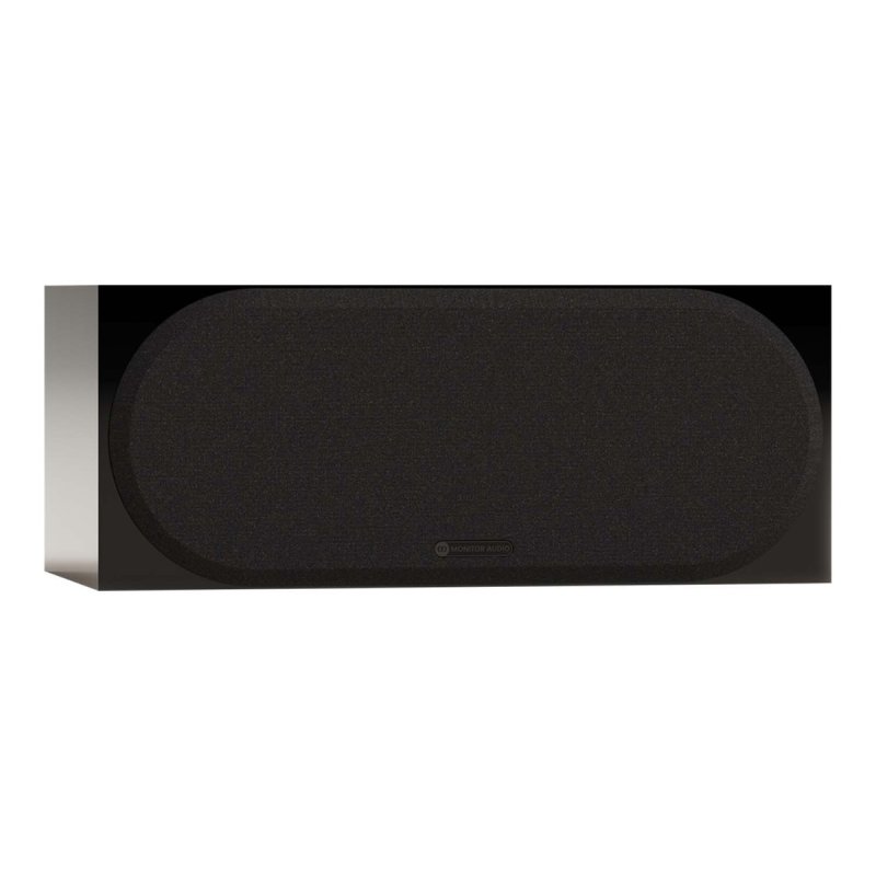 Monitor Audio Silver Centre 8G High Gloss Black with the grille fitted