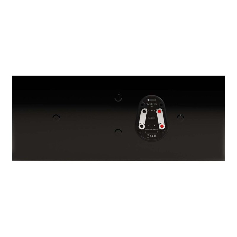 Monitor Audio Silver Centre 8G High Gloss Black rear panel with bi-wire speaker terminals