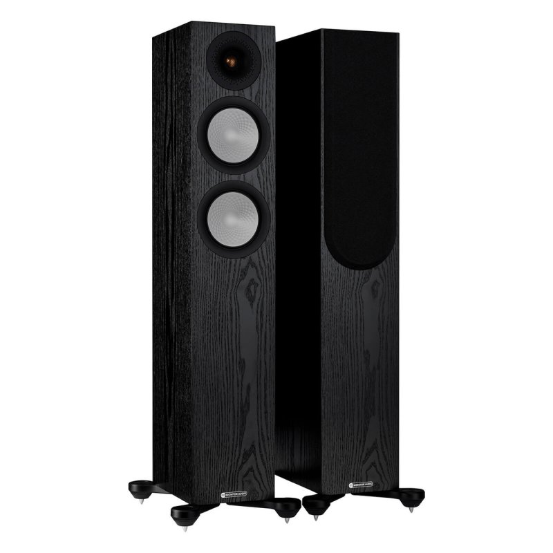 Monitor Audio Silver 200 7G Floorstanding Speakers Black Oak (Pair)