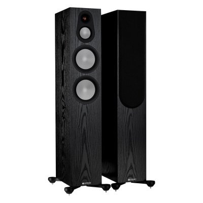 Monitor Audio Silver 300 7G Floorstanding Speakers Black Oak (Pair)