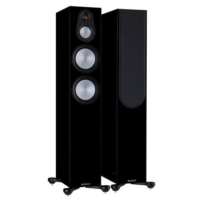 Monitor Audio Silver 300 7G Floorstanding Speakers Gloss Black (Pair)