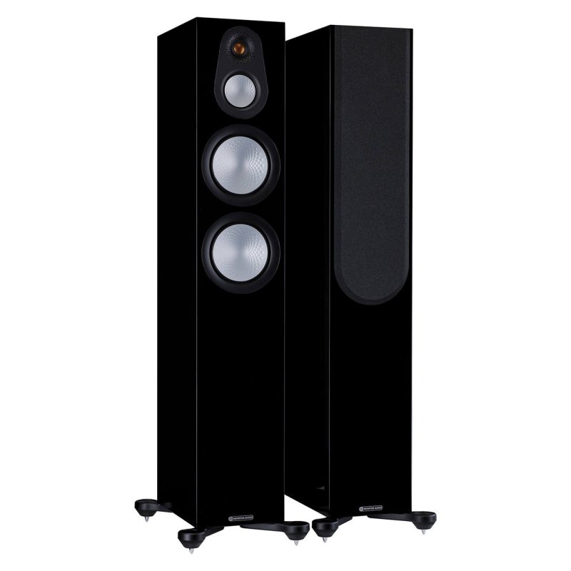 Monitor Audio Silver 300 7G Floorstanding Speakers Gloss Black (Pair)