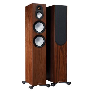 Monitor Audio Silver 300 7G Floorstanding Speakers Natural Walnut (Pair)