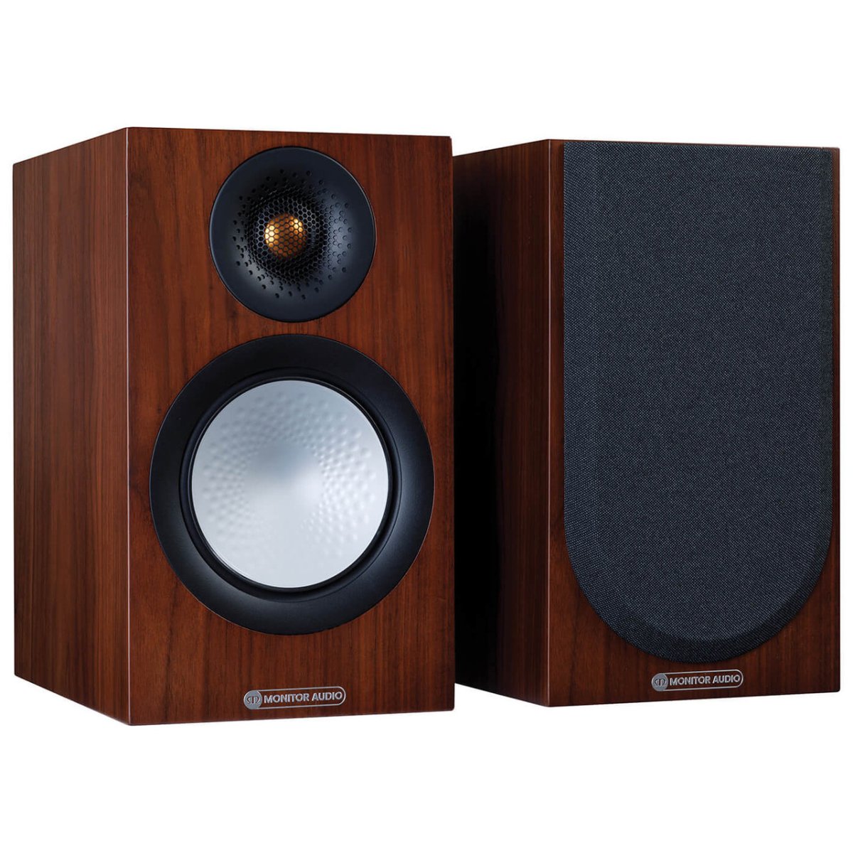 Monitor Audio Silver 50 7G Bookshelf Speakers Natural Walnut (Pair ...
