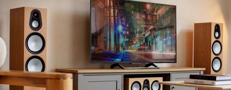 Monitor Audio Silver 500 7G Floorstanding Speakers Ash (Pair) — lifestyle