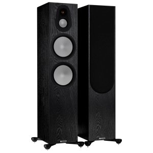 Monitor Audio Silver 500 7G Floorstanding Speakers Black Oak (Pair)