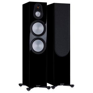 Monitor Audio Silver 500 7G Floorstanding Speakers Gloss Black (Pair)