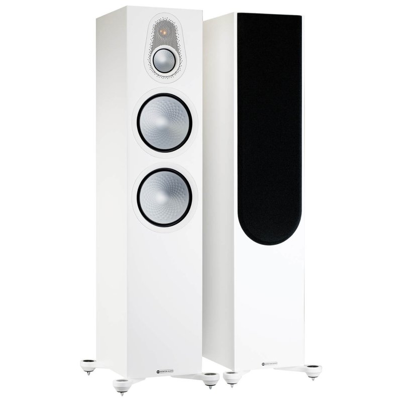 Monitor Audio Silver 500 7G Floorstanding Speakers Satin White (Pair)