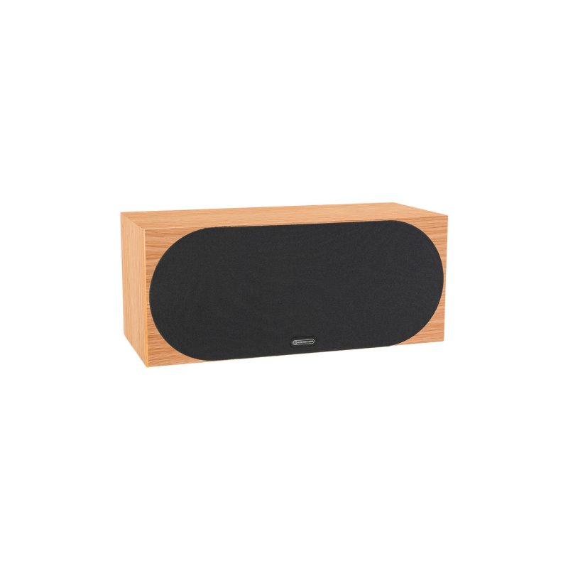 Monitor Audio Silver 6G C350 Centre Speaker Natural Oak (Single) — front view (grille on)