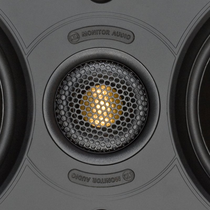 Monitor Audio W150-LCR In-Wall Speaker (Single) — C-CAM Gold Dome tweeter close-up