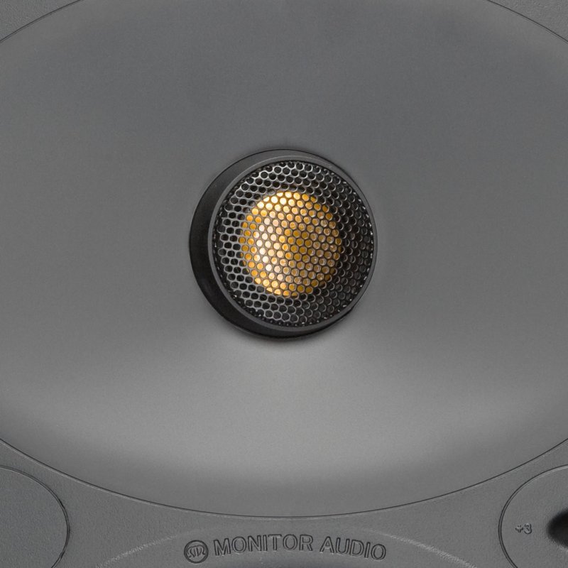 Monitor Audio W165 C-CAM Gold Dome tweeter close-up