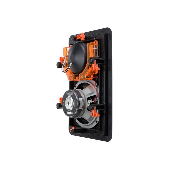 Monitor Audio W280-IDC In-Wall Speaker (Single) — rear view showing crossover and drivers