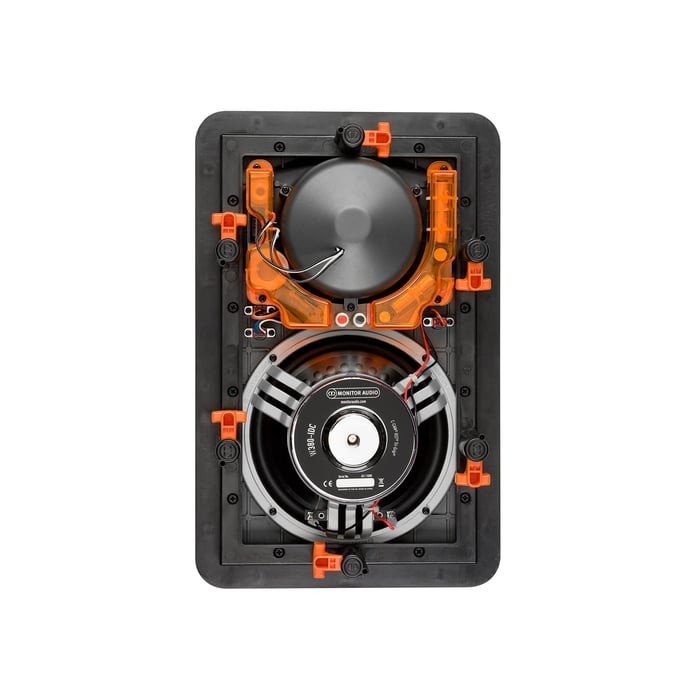 Monitor Audio W380-IDC In-Wall Speaker (Single) — angled view