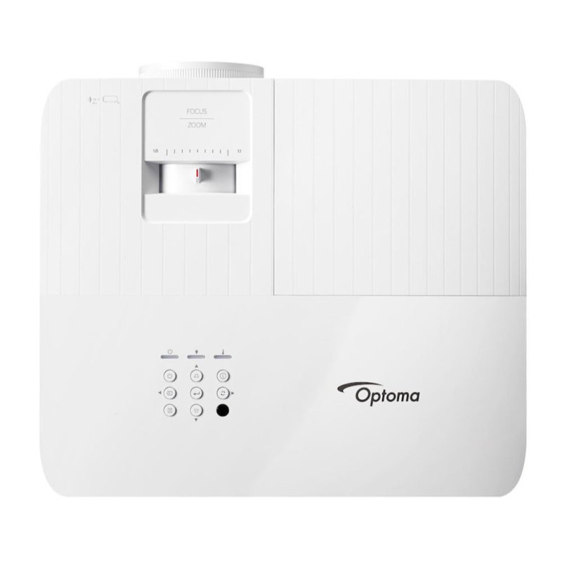 Optoma UHD38 4K Gaming Projector — top view showing controls