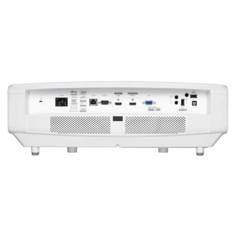 Optoma UHZ65LV 4K Laser Projector — rear panel connections