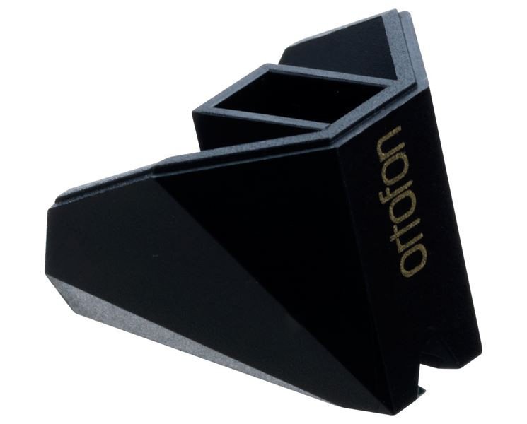 Ortofon 2M Black Replacement Stylus - rear angle showing Ortofon branding