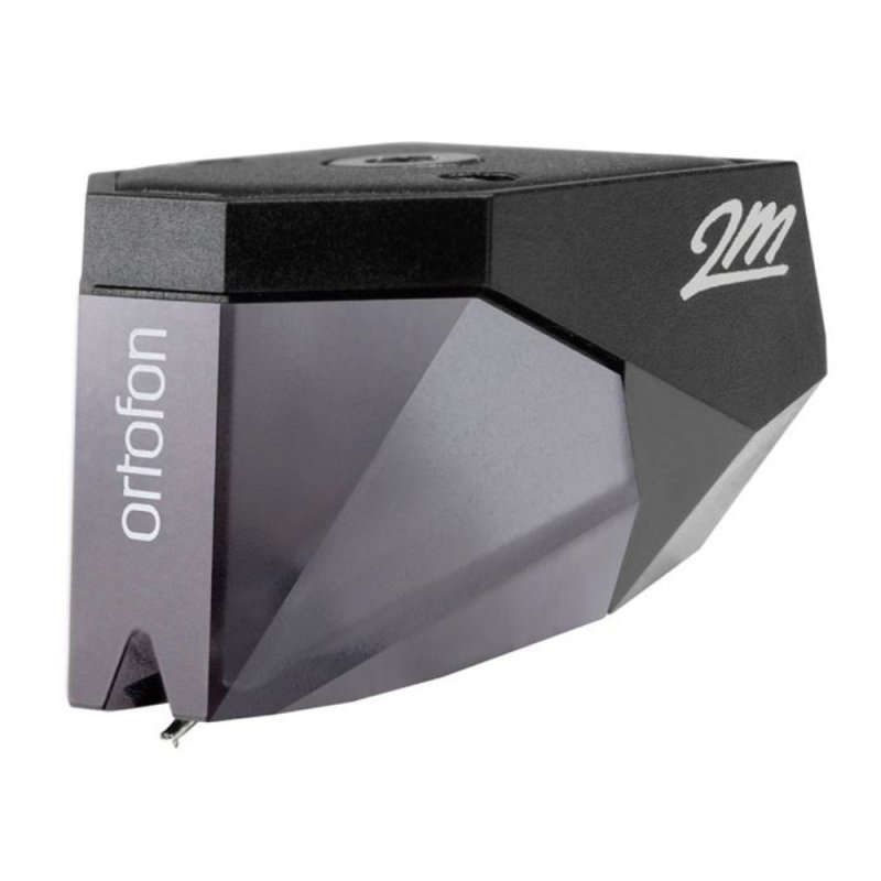 Ortofon 2M Silver Replacement Stylus — installed on cartridge body